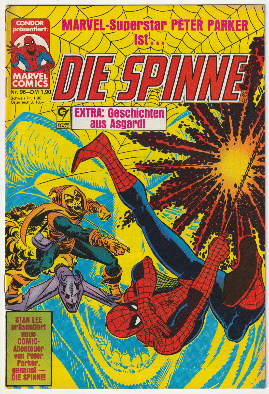✪ DIE SPINNE #96, Condor Verlag/Marvel Comics 1983 COMICHEFT TOP Z1