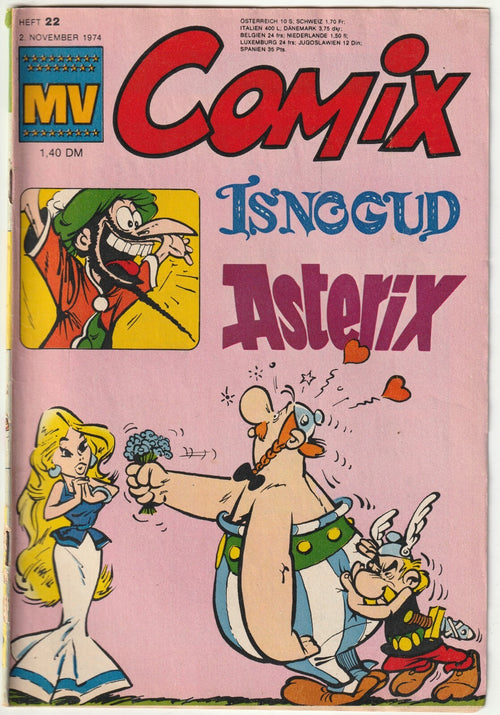 ✪  MICKYVISION #22/1974 Asterix, Ehapa Verlag/Walt Disney COMICHEFT Z2-