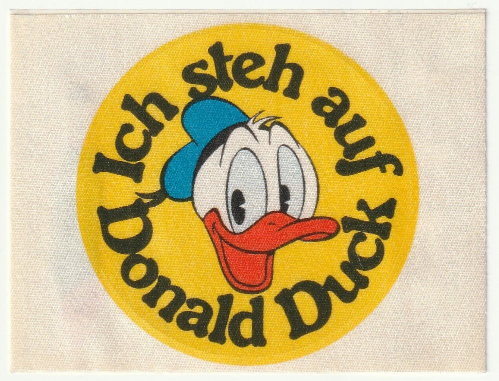 ✪ MICKY MAUS BEILAGE #?/? Ich steh auf Donald Duck Sticker COMIC-BEILAGE NEUW