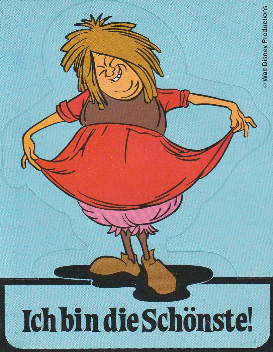 ✪ MICKYVISION #?/? Ich bin die Schönste! Sticker COMIC-BEILAGE NEUW