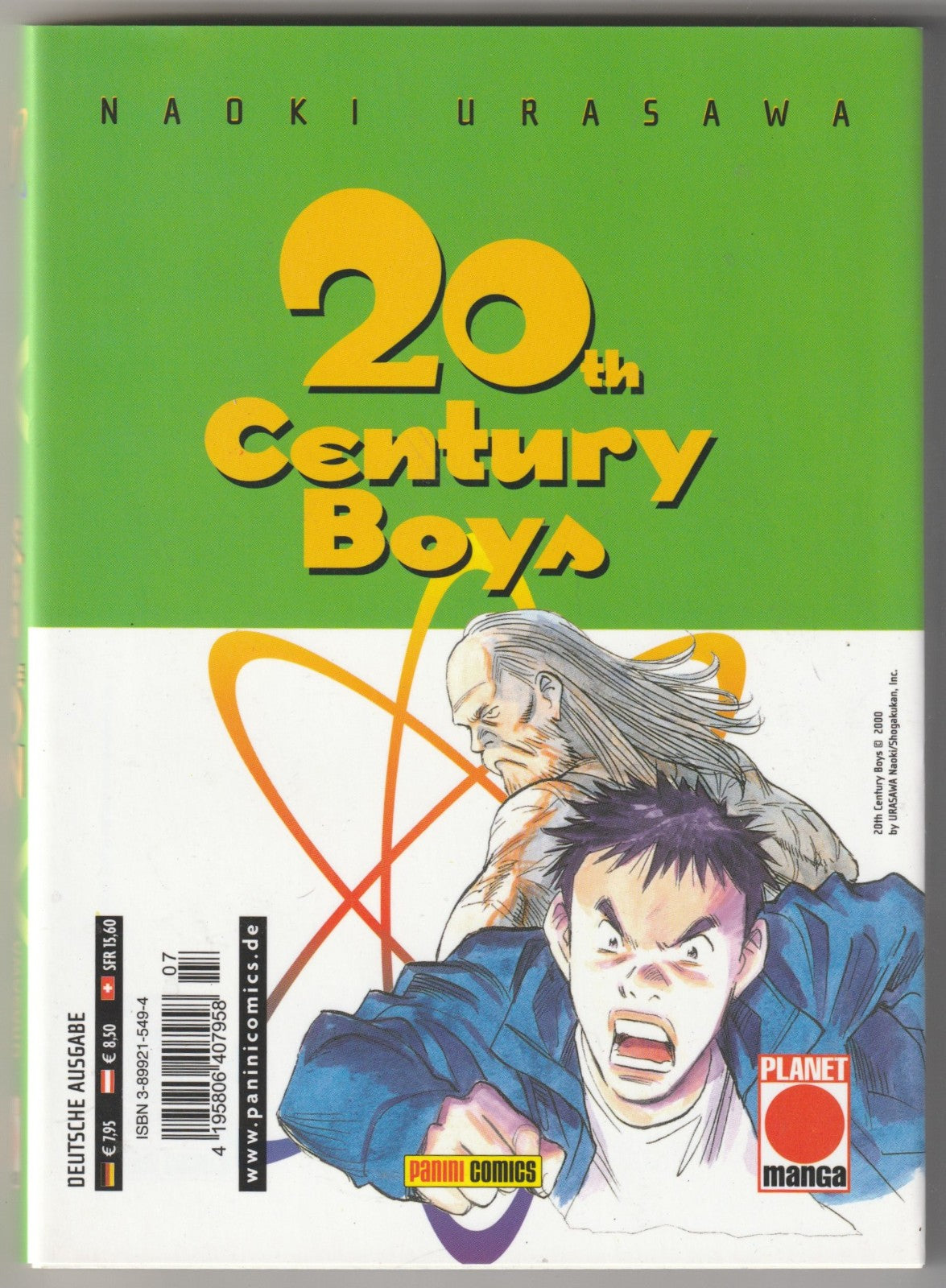 ✪ 20TH CENTURY BOYS #7, Panini/Planet Manga 2003 MANGA-TASCHENBUCH NEUW TOP Z0-1