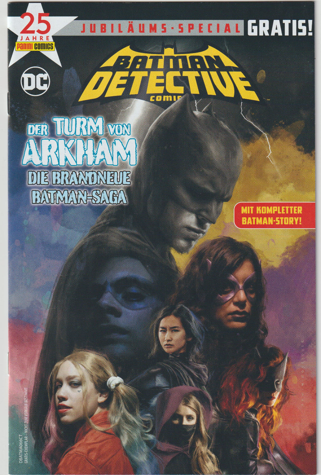 ✪ 25 JAHRE PANINI COMICS: BATMAN DETECTIVE COMICS, Panini/DC 2022 NEUW TOP Z0-1