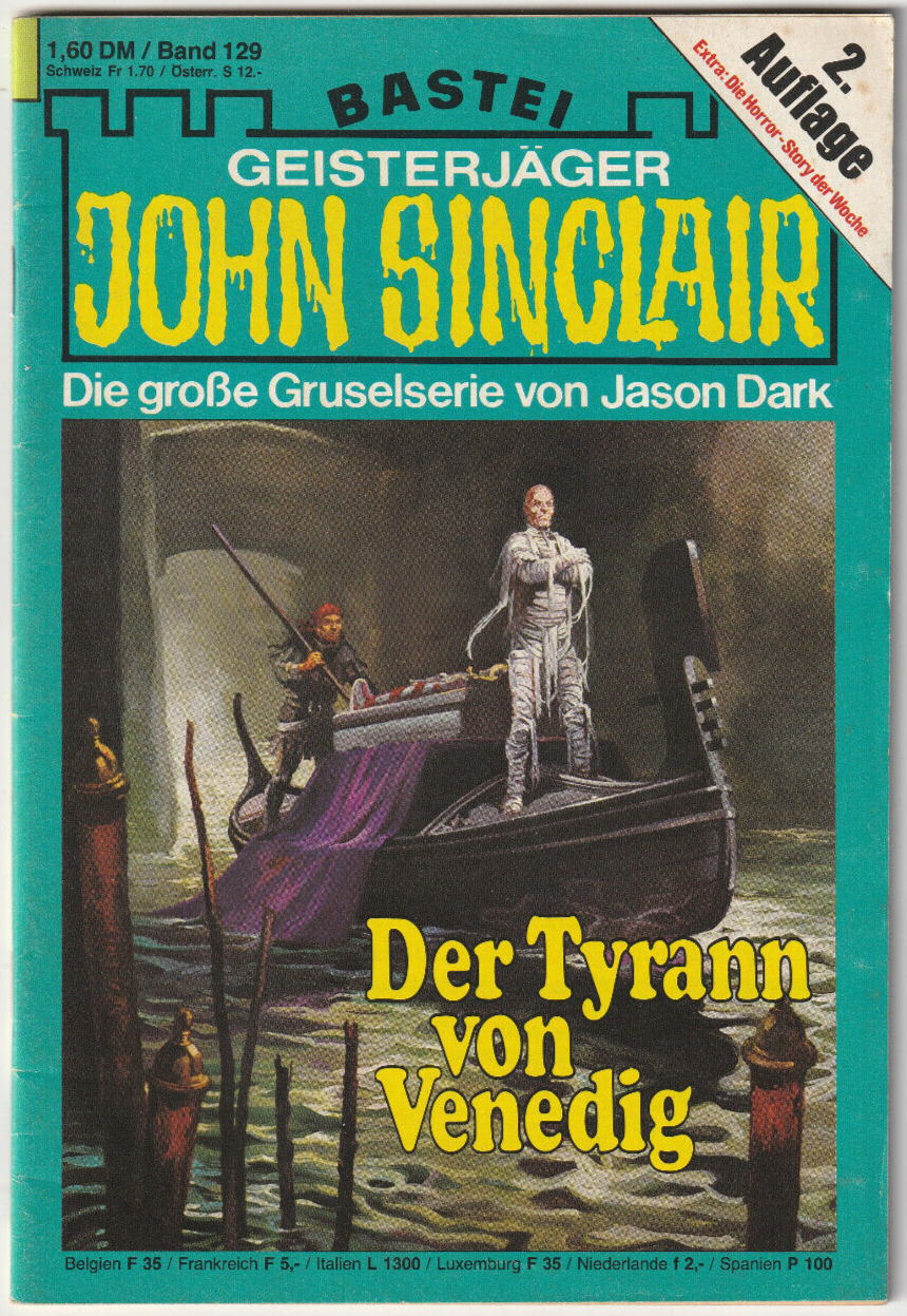 ✪ John Sinclair 2.Aufl. #129 Der Tyrann von Venedig, Bastei | ROMANHEFT