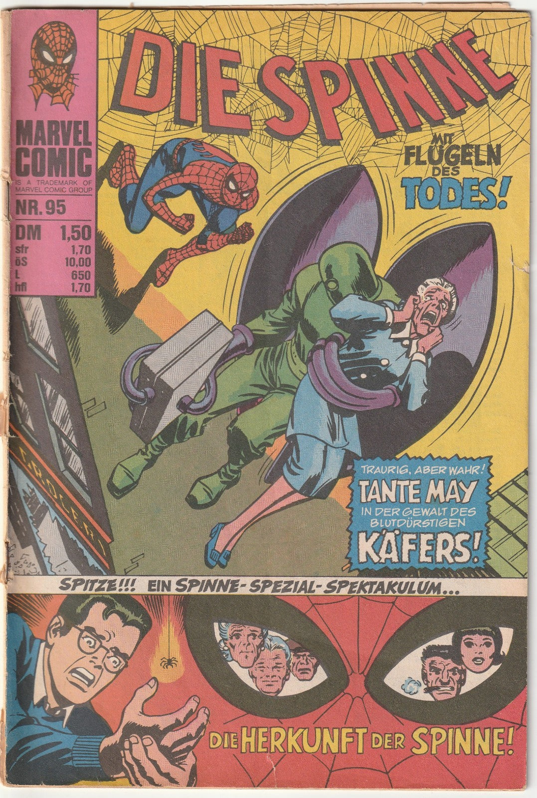 ✪ DIE SPINNE #95, Williams Verlag/Marvel Comics 1977 COMICHEFT Z3