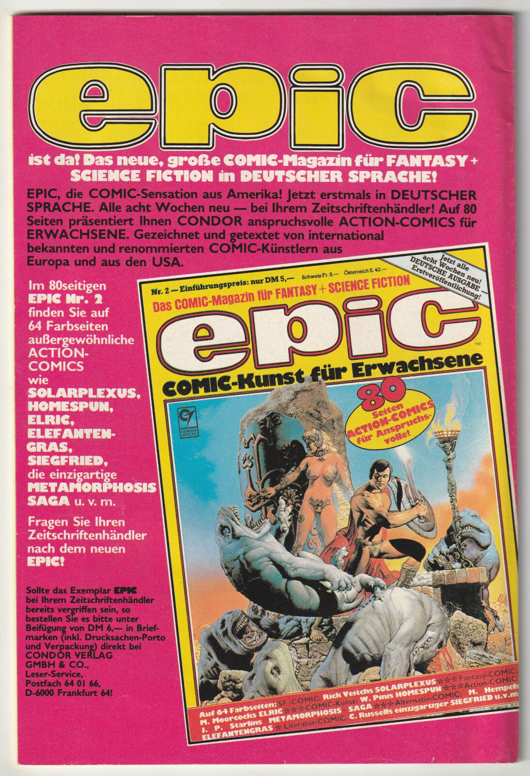 ✪ DIE SPINNE COMIC-SONDERBAND #4 (Hefte #52+53+54), Condor COMICHEFT TOP Z1