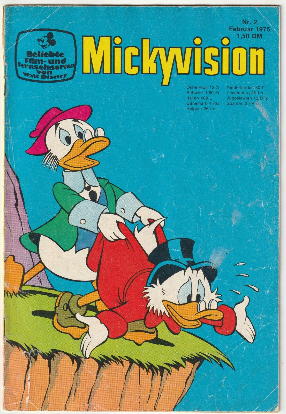 ✪  MICKYVISION #2/1975, Ehapa Verlag/Walt Disney COMICHEFT Z3