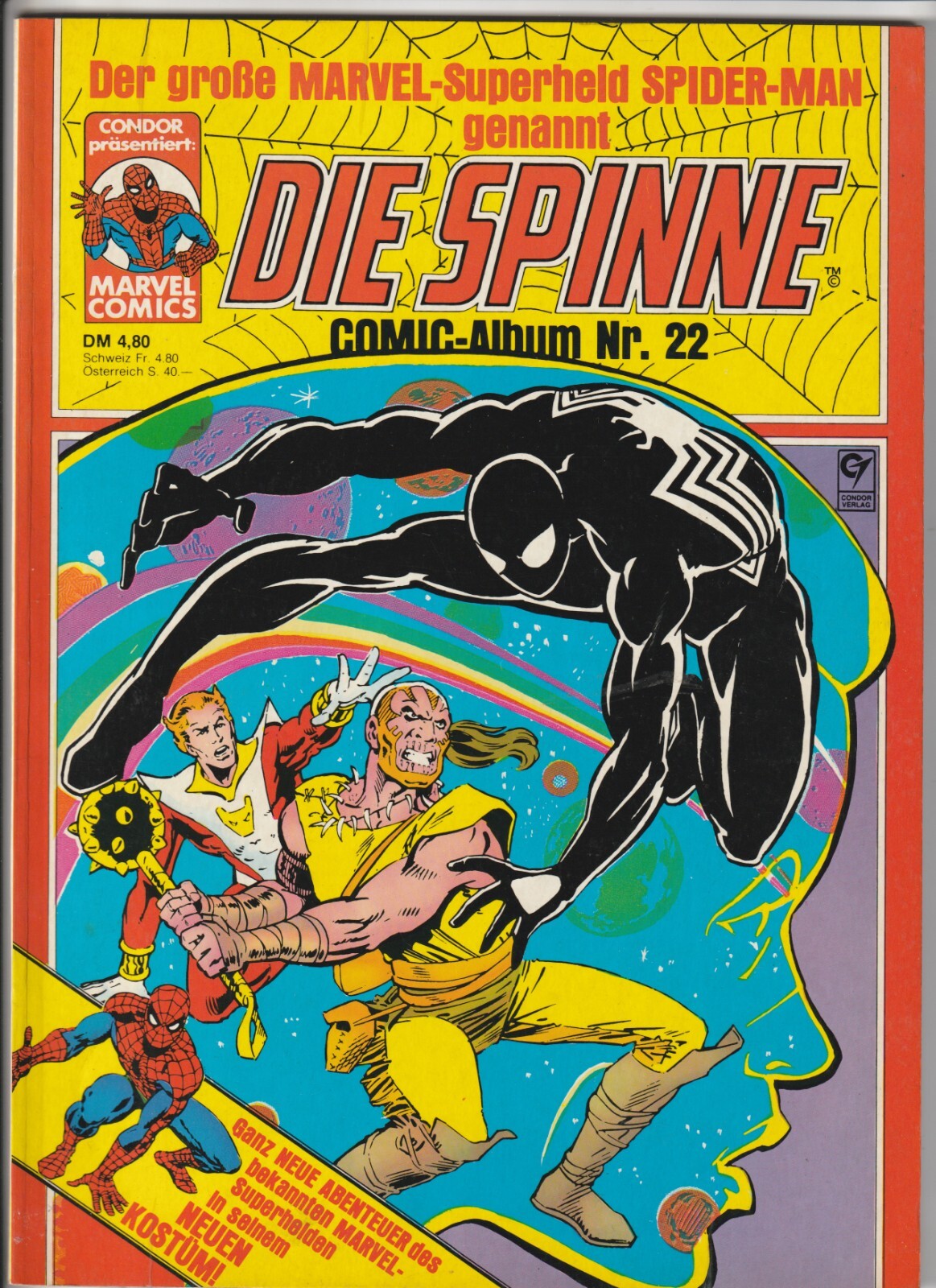 ✪ DIE SPINNE COMIC-ALBUM #22, Condor/Marvel Comics 1984 COMICALBUM TOP Z1