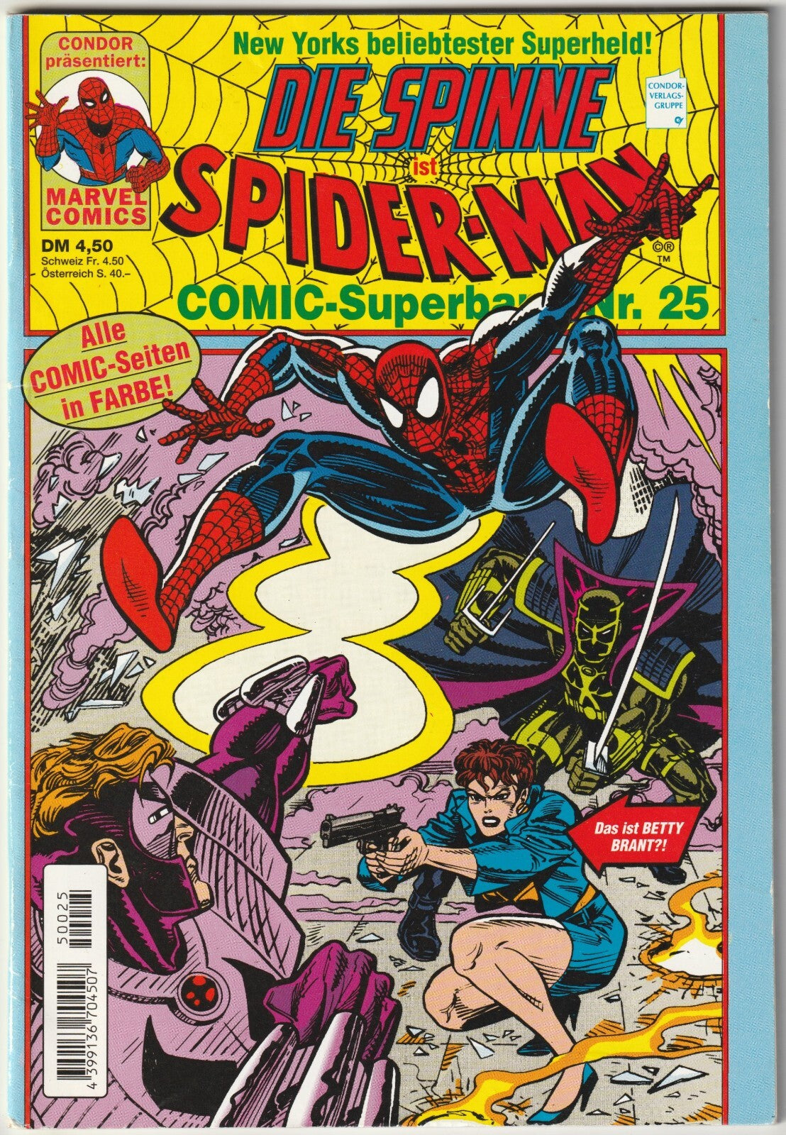 ✪ DIE SPINNE COMIC-SUPERBAND #25 (Hefte 174+217), Condor/Marvel COMICHEFT TOP Z1